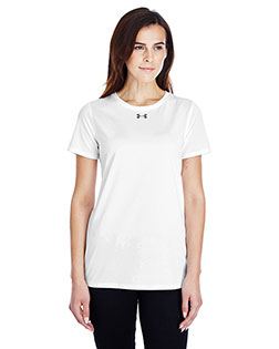 Under Armour 1305510 Ladies' Locker 2.0 T-Shirt - Women's athletic tee with UA Tech™ moisture-wicking fabric, ergonomic seams, and a contoured fit. Designed for workouts or casual wear with superior comfort.