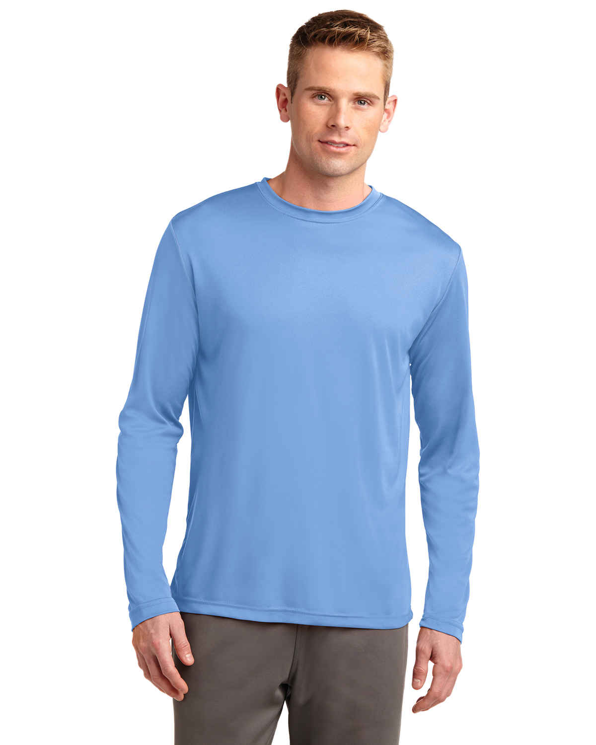 MEN'S MOISTURE WICKING DRY FIT SPORT-TEK Long Sleeve T-SHIRT NEW XS-4XL ...