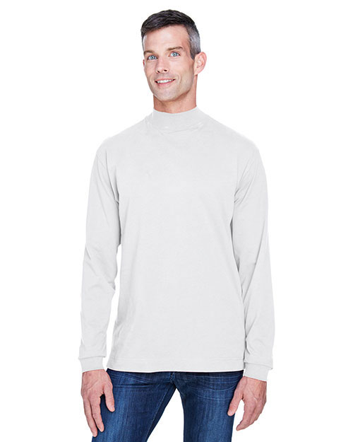 mens navy blue mock turtleneck