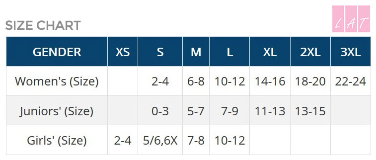 LAT Size Chart