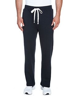open bottom fleece pants
